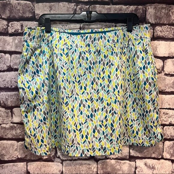Maggie Lane Multicolored Pull On Skort Size 16 - Picture 1 of 9